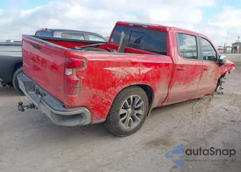 2025 Chevrolet Silverado 1500 4Wd Standard Bed Lt из США, поврежденный, VIN 2GCUKDED6S1110105